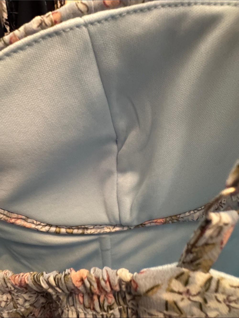 Astr the label Tiered Floral Maxi Dress in Pale Blue Sz Medium NWT - Picture 9 of 9
